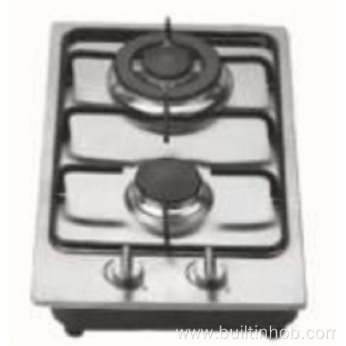 2 Burners Stainless Steel Gas Stove